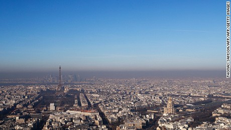 City officials in Paris have taken measures to improve air quality making public transport free of charge. 
