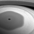 Cassini Saturn hexagon collage