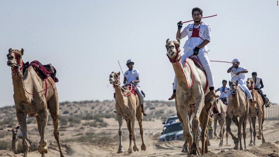 The winner of this year&#39;s National Day Camel Marathon took home a luxury car.