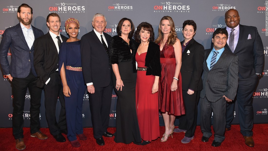 These men and women, who have devoted their lives to helping others, have been selected as this year&#39;s Top 10 CNN Heroes. From left, Craig Dodson, Brad Ludden, Umra Omar,  Harry Swimmer, Georgie Smith, Sherri Franklin, Becca Stevens, Luma Mufleh, Jeison Aristizabal, and Sheldon Smith. Learn more about their work and how you can help at&lt;a href=&quot;http://www.cnn.com/specials/cnn-heroes/&quot;&gt; CNNHeroes.com&lt;/a&gt;