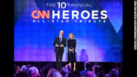 NEW YORK, NY - DECEMBER 11:  Hosts Anderson Cooper and Kelly Ripa speak onstage during the CNN Heroes Gala 2016 at the American Museum of Natural History on December 11, 2016 in New York City.
26362_013  (Photo by Michael Loccisano/Getty Images for Turner)
