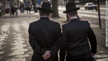 Jewish communities in London (pictured) and Manchester in particular have experienced a rise in hatred 