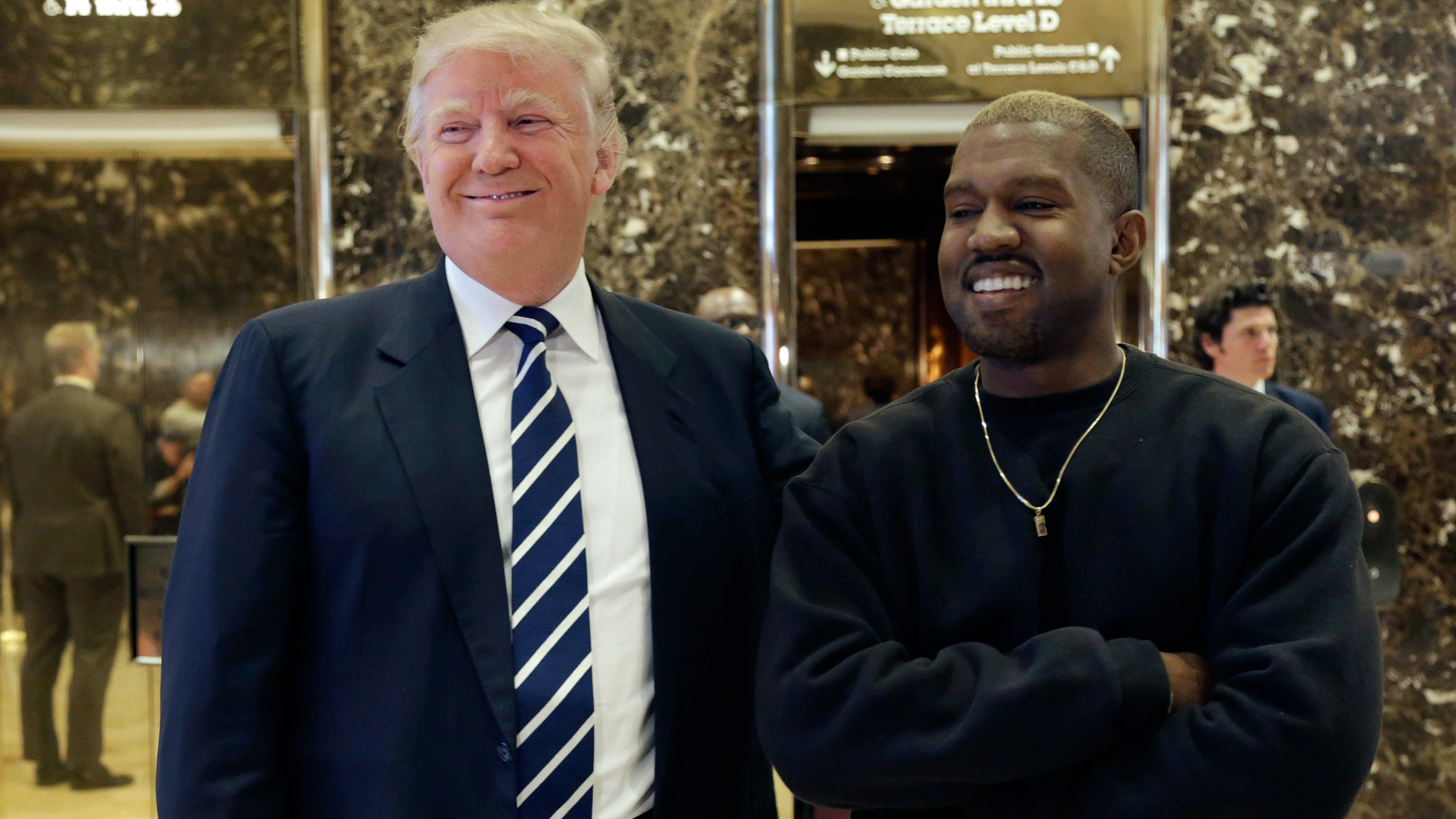 Image result for kanye and trump