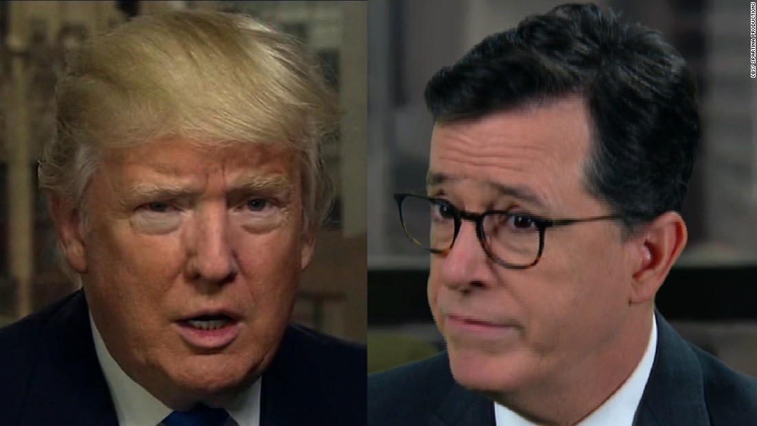 Stephen Colbert S Hilarious Fake Interview With Trump Cnnpolitics