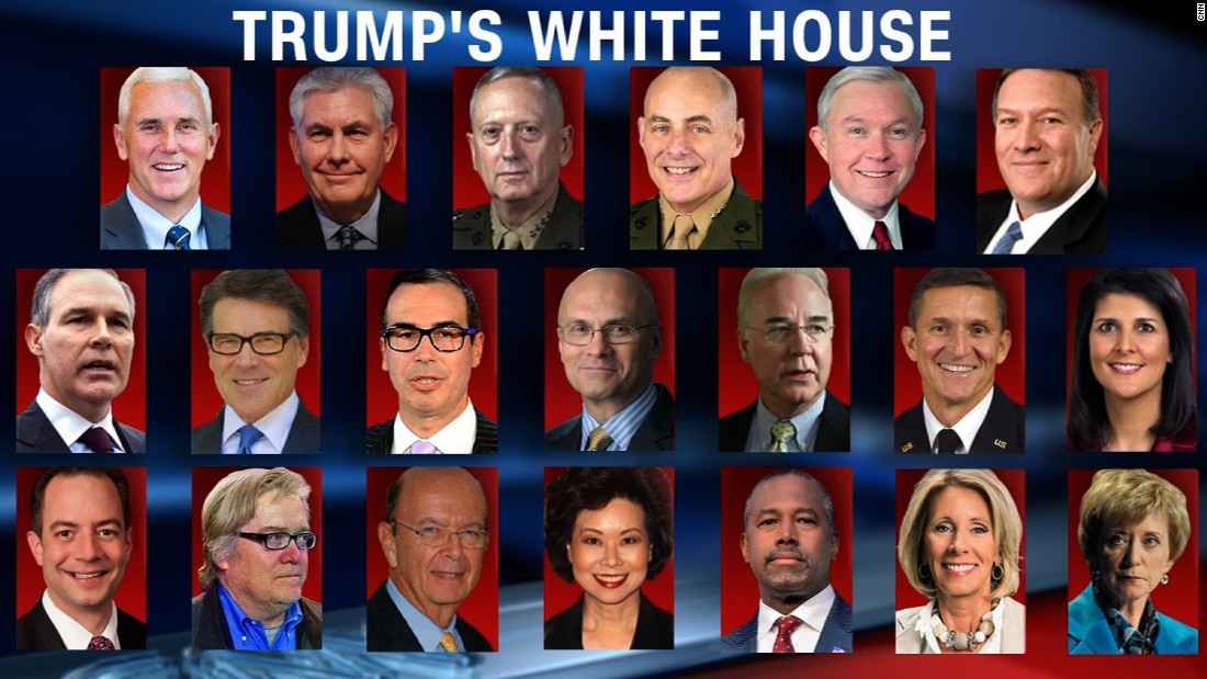 White Males Dominate Donald Trump S Top Cabinet Posts Cnnpolitics