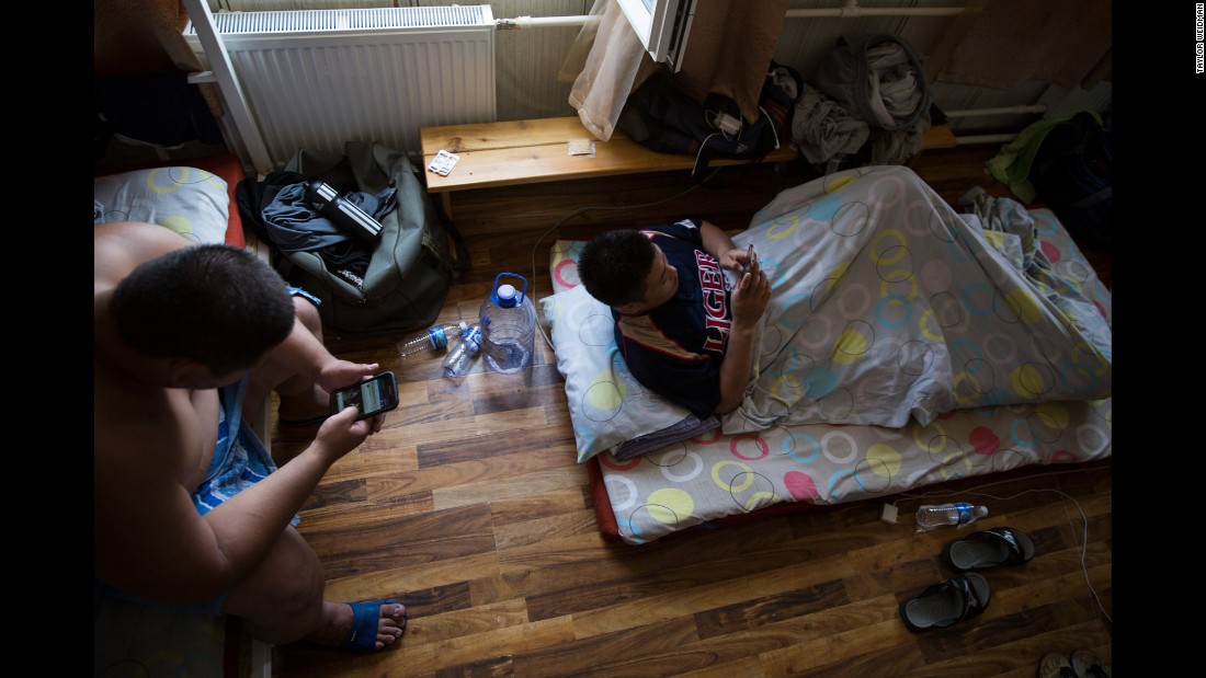 Wrestlers hang out in their dorm after a practice session in Mongolia. Japan has traditionally dominated the sport, and it&#39;s only in the past decade that Mongolia has emerged as such a dominant force. The past four &quot;yokozuna,&quot; sumo wrestling&#39;s highest rank, have all been from Mongolia.