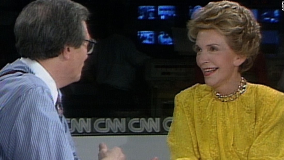 Nancy Reagan Dishes About New Memoir 1989 Cnn Video
