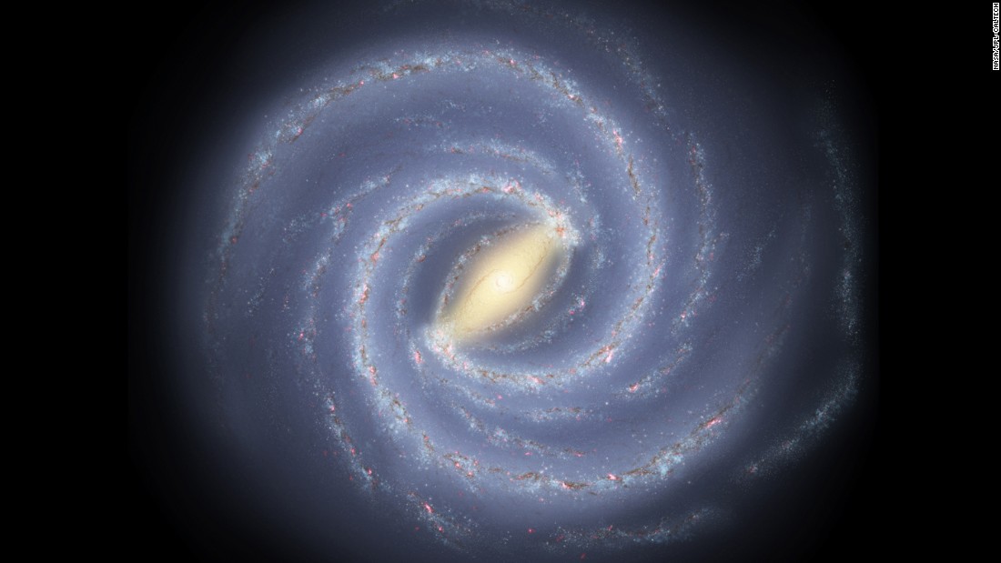 &quot;Probably the most famous graphic I&#39;ve done is a top-down view of what the Milky Way would look like if we could go outside our galaxy and look at it,&quot; Hurt said. &quot;The irony is, we live inside it, you think we would know it better than anything, but it turns out that&#39;s not so true. It&#39;s like being dropped down in Times Square and being asked to draw a map of all of Manhattan.&quot;