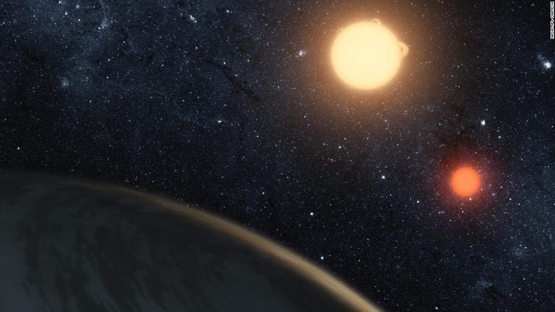 Artists such as Tim Pyle and Robert Hurt create renderings of exoplanets and other things in the universe we may never be able to otherwise see. Sometimes, the reality of the data they&#39;re working with aligns with scenes from the &quot;Star Wars&quot; films, such as Pyle&#39;s rendering of the Kepler-16 binary star system that creates a double sunset like the one on Luke Skywalker&#39;s home world, Tatooine. &lt;br /&gt;&lt;br /&gt;Click through to see more of their work. 