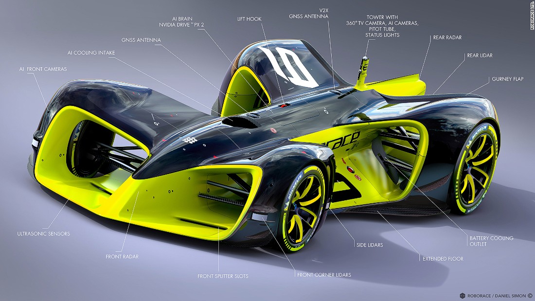 The &quot;Roborace&quot; series is scheduled to start in 2017 and will see 10 autonomous cars all competing on the same track.