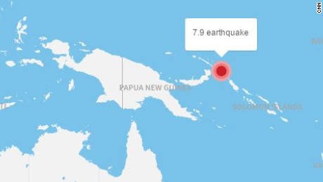 The Papua New Guinea region is vulnerable to techtonic disturbances. A 7.9-magnitude quake struck the area in 2016.