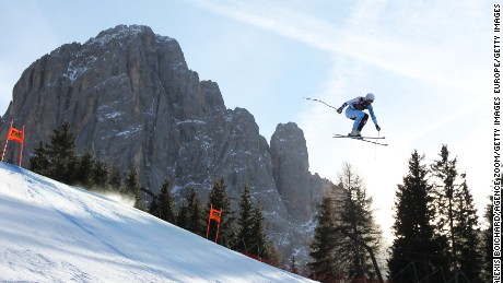 The race where skiers fly