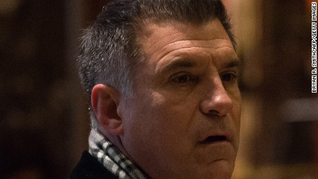 Businessman Vincent Viola arrives at Trump Tower for meetings with President-elect Donald Trump on December 16, 2016 in New York.  / AFP / Bryan R. Smith        (Photo credit should read BRYAN R. SMITH/AFP/Getty Images)