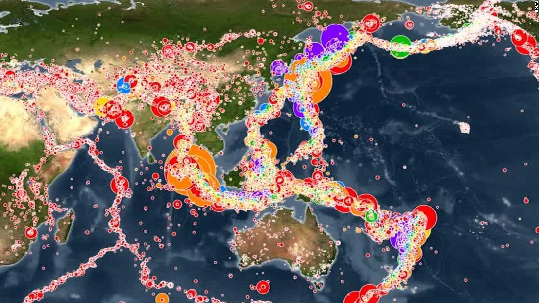 See 15 years of earthquakes in 45 seconds - CNN Video