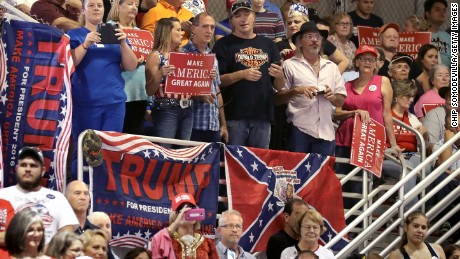 The link between some of Trump&#39;s supporters and the Old South goes deeper than how they see race - it&#39;s how they obscure its relevance, some historians say.