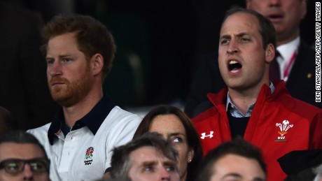 Prince William and Prince Harry replace Queen Elizabeth II in rugby roles