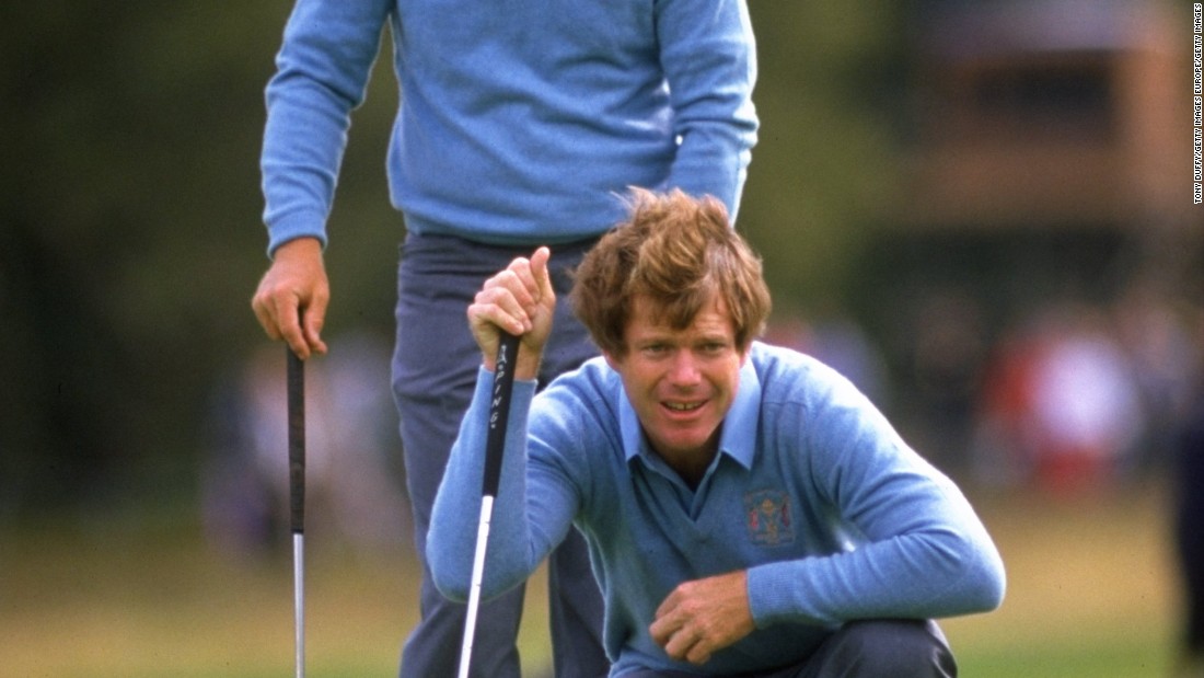 Nicklaus and Watson fought plenty of battles against each other but they also came together as team-mates in the 1981 Ryder Cup at Walton Heath in England, winning all three of their matches together as the US won 18.5 - 9.5.  