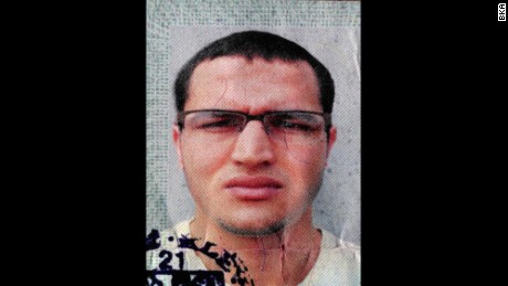 This is one of at least three photos of  Anis Amri that Germany authorities released.