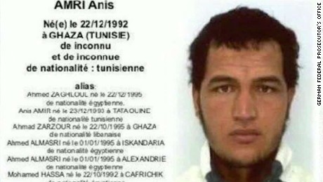 Berlin attack suspect Anis Amri killed in Milan shootout