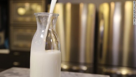 Nutritionists recommend drinking milk after working out.