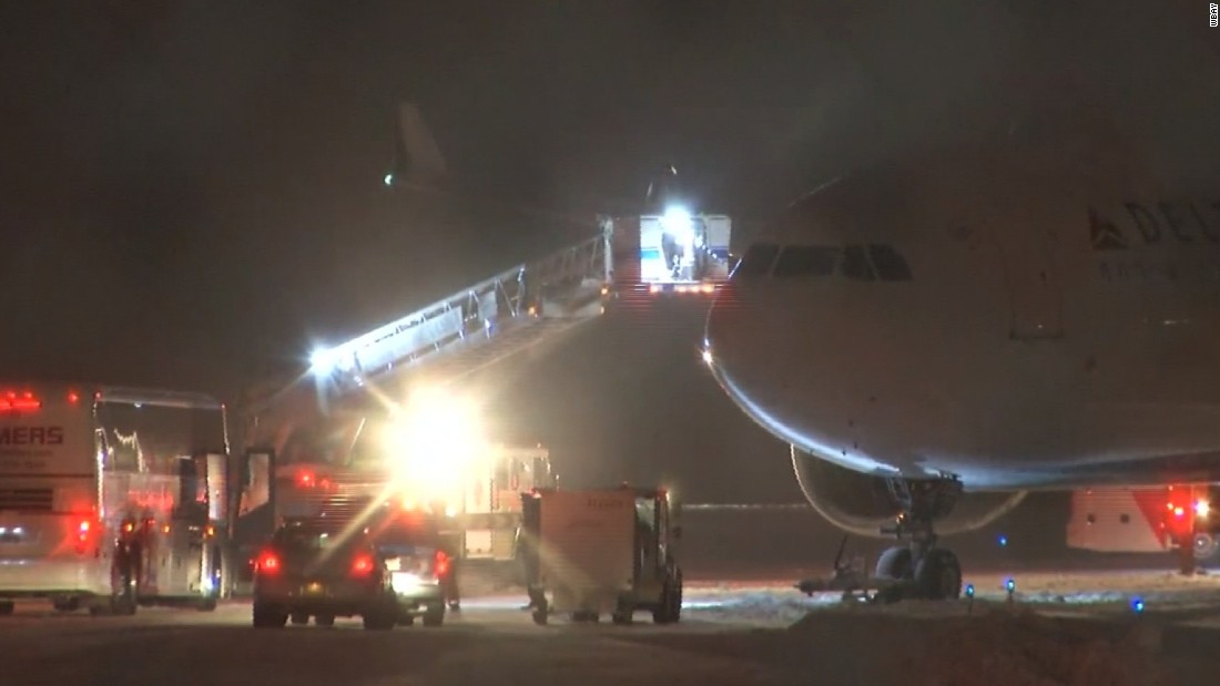 NFL team stuck when plane skids off runway - CNN Video