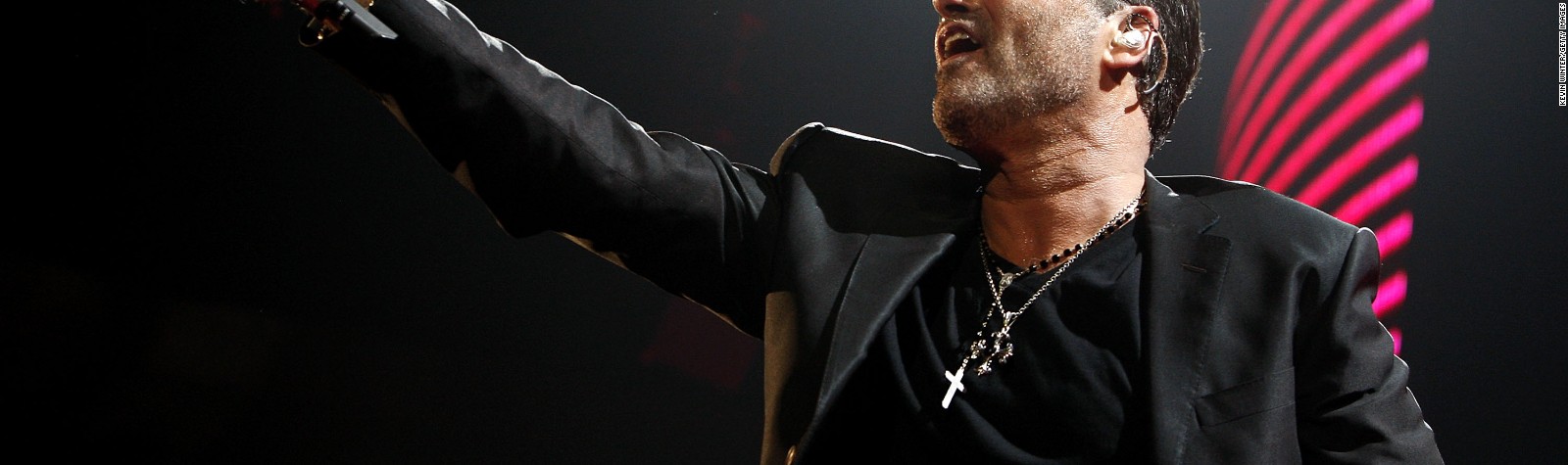 george michael cross necklace