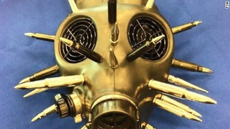 Gas masks, grenades and a bat: The best of TSA&#39;s carry-on catches of 2016