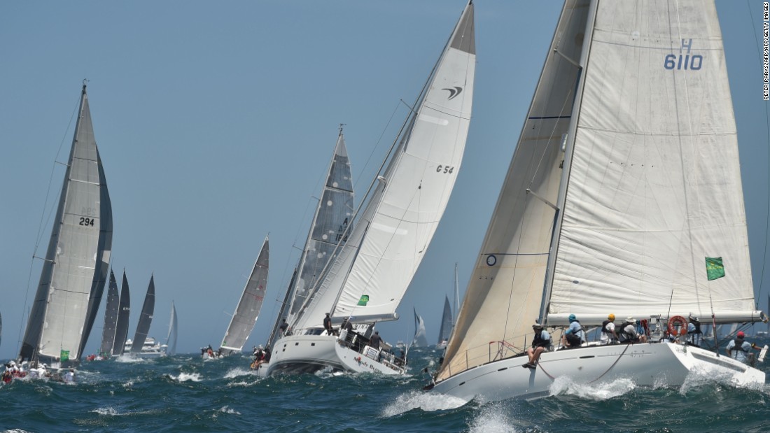 The race lineup features yachts from a variety of sizes and classes, with the line honors title going to the fastest boat to reach port in Tasmania and the overall winner on corrected handicap time.