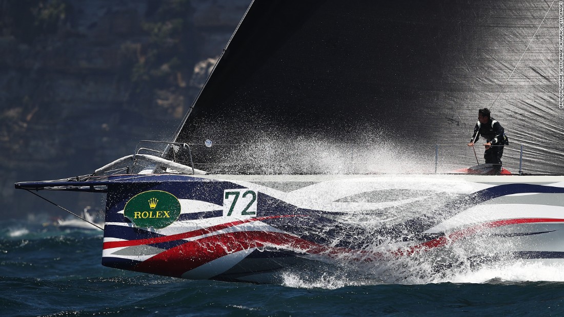 Giacomo, a 70-footer owned by New Zealand wine magnate Jim Delegat, crossed the line second just under two hours later. 