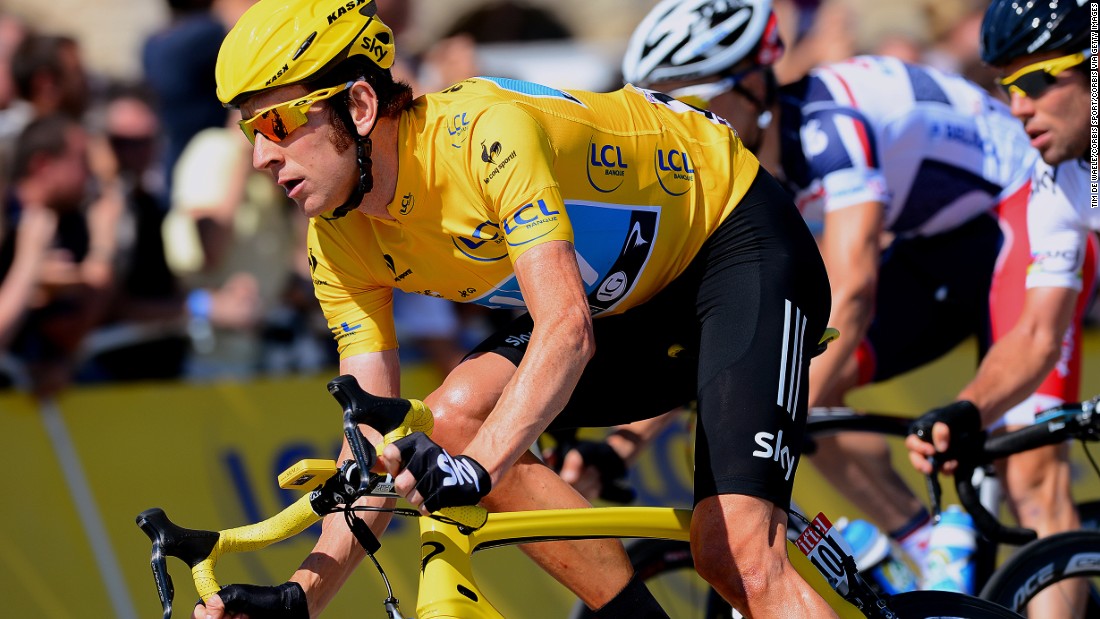 Bradley Wiggins was the first Briton to win the Tour de France, triumphing in 2012. 