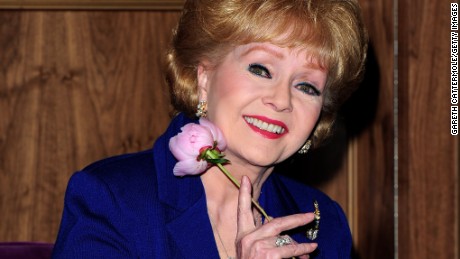 LONDON, ENGLAND - APRIL 01:  Debbie Reynolds poses during a photocall to promote her UK tour &#39;Alive and Fabulous&#39; on her 78th birthday at The Sofitel Hotel, St James on April 1, 2010 in London, England.  (Photo by Gareth Cattermole/Getty Images)