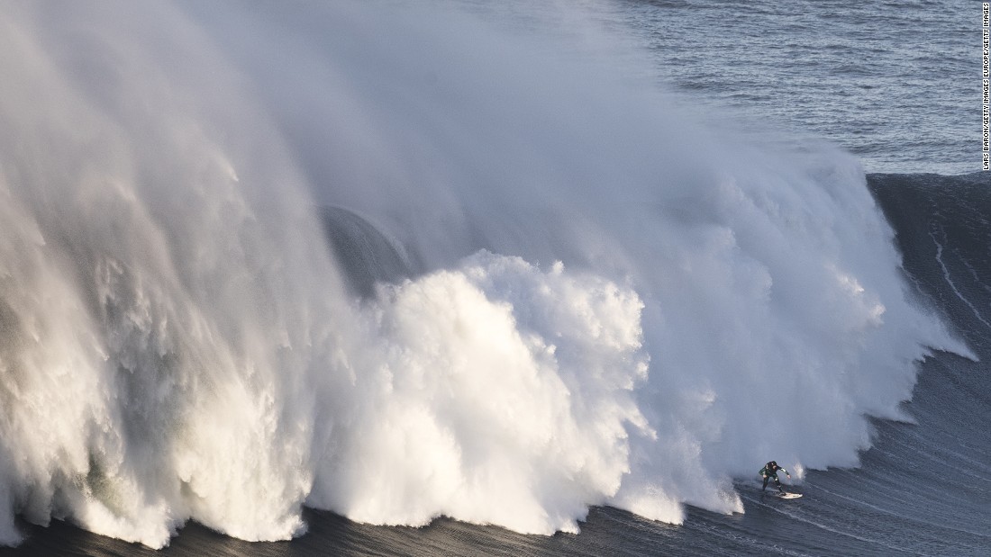 The world&#39;s leading big-wave surfers flock to Nazare for the European winter season. 
