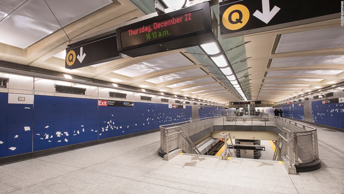 Three new stations will open between 72nd and 96th streets along Manhattan&#39;s Upper East Side -- accommodating 200,000 people a day, according to the Metropolitan Transportation Authority. Overcrowding on the heavily traveled 4, 5 and 6 lines nearby is expected to drop 13%.