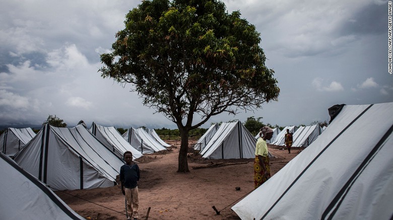 camp for refugees from civil war in Darfur