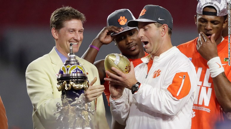 Clemson heading back to the College Football Playoff national championship game