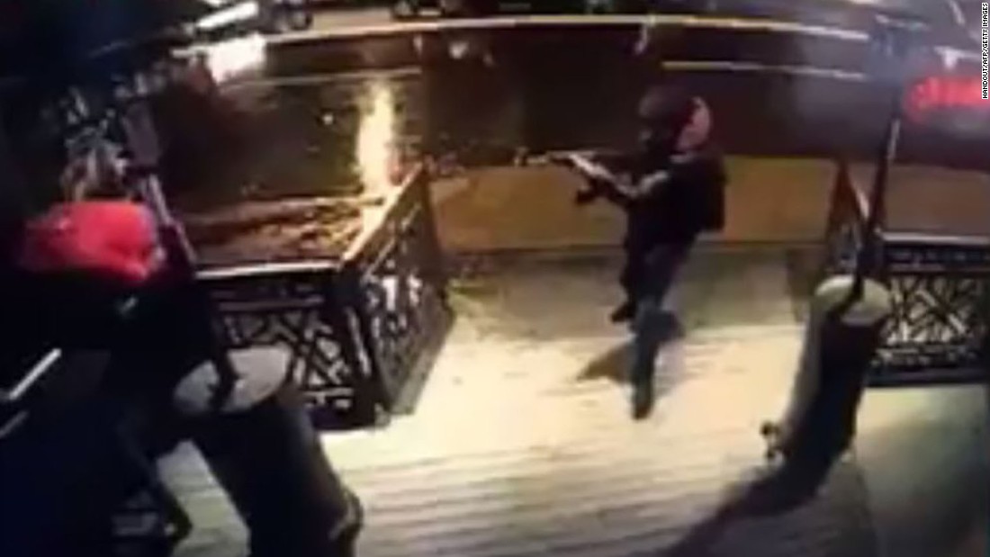 This still photo, taken from surveillance footage and released on Monday, January 2, is believed to show the gunman responsible for carrying out a New Year&#39;s Day attack on the Reina nightclub in Istanbul. The popular nightclub was attacked shortly after midnight on Sunday, January 1. At least 39 people were killed and 69 were wounded, Turkey&#39;s Interior Minister said. Authorities are still &lt;a href=&quot;http://www.cnn.com/2017/01/02/europe/turkey-nightclub-attack/index.html&quot; target=&quot;_blank&quot;&gt;searching for the attacker.&lt;/a&gt;