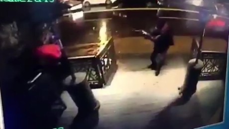 Video shows gunman entering Istanbul nightclub