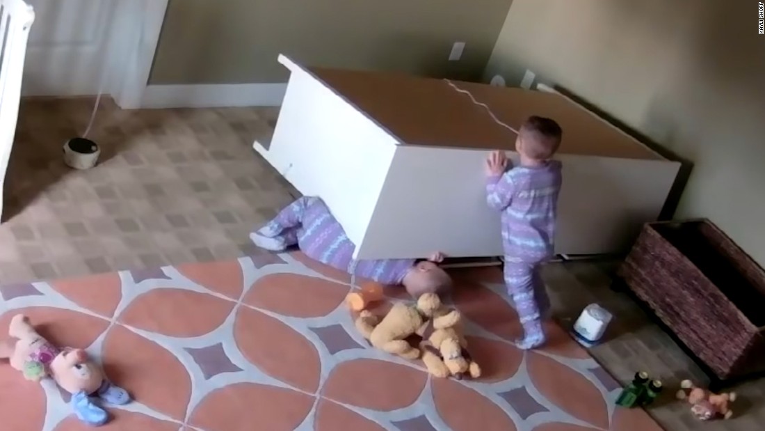 Toddler Rescues Twin Pinned Under Dresser Cnn