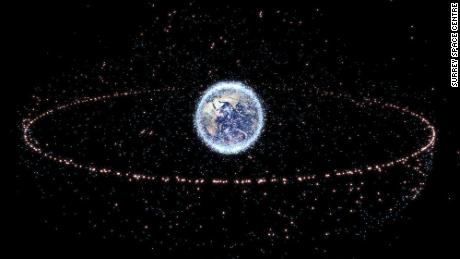 Experts say millions of pieces of debris circle Earth. At orbital speeds, an object the size of a paperclip could damage a satellite.