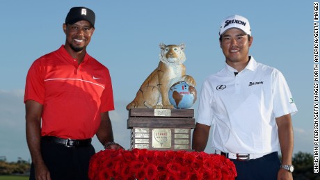 Hideki Matsuyama won Tiger Woods&#39; Hero World Challenge in December to underline his growing status.