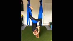 Take A Swing At Aerial Yoga At Home Cnn