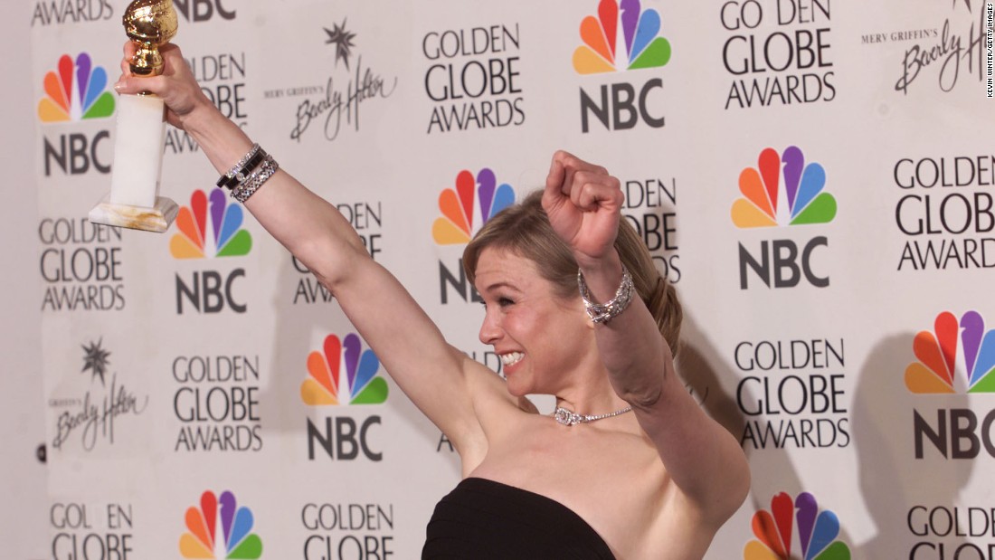 Renee Zellweger took a bathroom break right before she won for Best Actress in a Musical or Comedy for &quot;Nurse Betty.&quot; Hugh Grant announced she was the winner and when they couldn&#39;t find her, he began to accept the award on her behalf. That was until Zellweger raced to the stage and had the audience in stitches. 