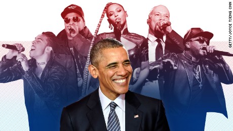 Barack Obama&#39;s evolution in 10 years of hip-hop lyrics