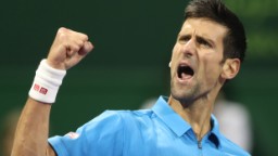 170107140434 novak celebrates hp video Australian Open: Tricky starts for Djokovic, Serena