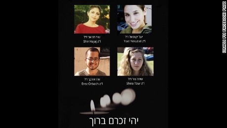 Photo of victims from today&#39;s attack in Jerusalem. 