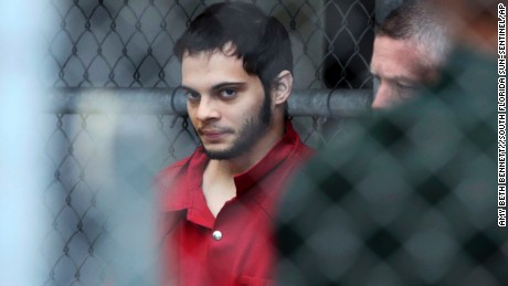 Esteban Santiago is taken from the Broward County main jail as he is transported to the federal courthouse in Fort Lauderdale, Florida on Monday, January. 9, 2017. Santiago is accused of fatally shooting several people at a crowded Florida airport baggage claim and faces airport violence and firearms charges that could mean the death penalty if he&#39;s convicted. 