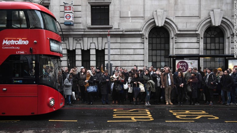 Tube Strike Sparks Travel Chaos In London Cnn