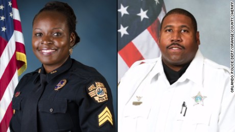 Master Sgt. Debra Clayton and Deputy First Class Norman Lewis
