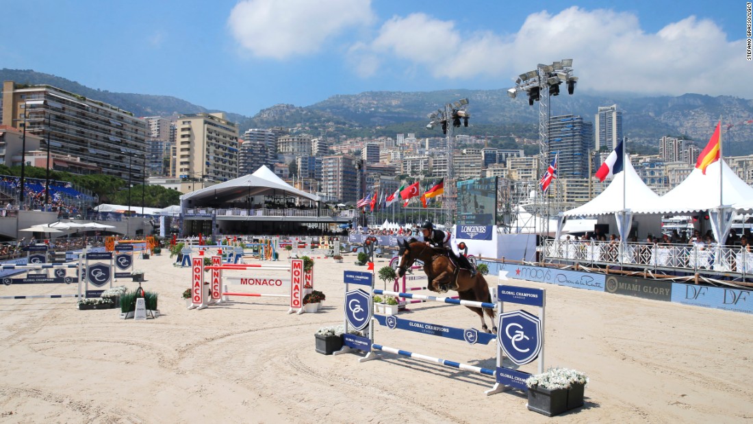 Scott Brash of Miami Glory rides Hello Forever in the Global Champions League.