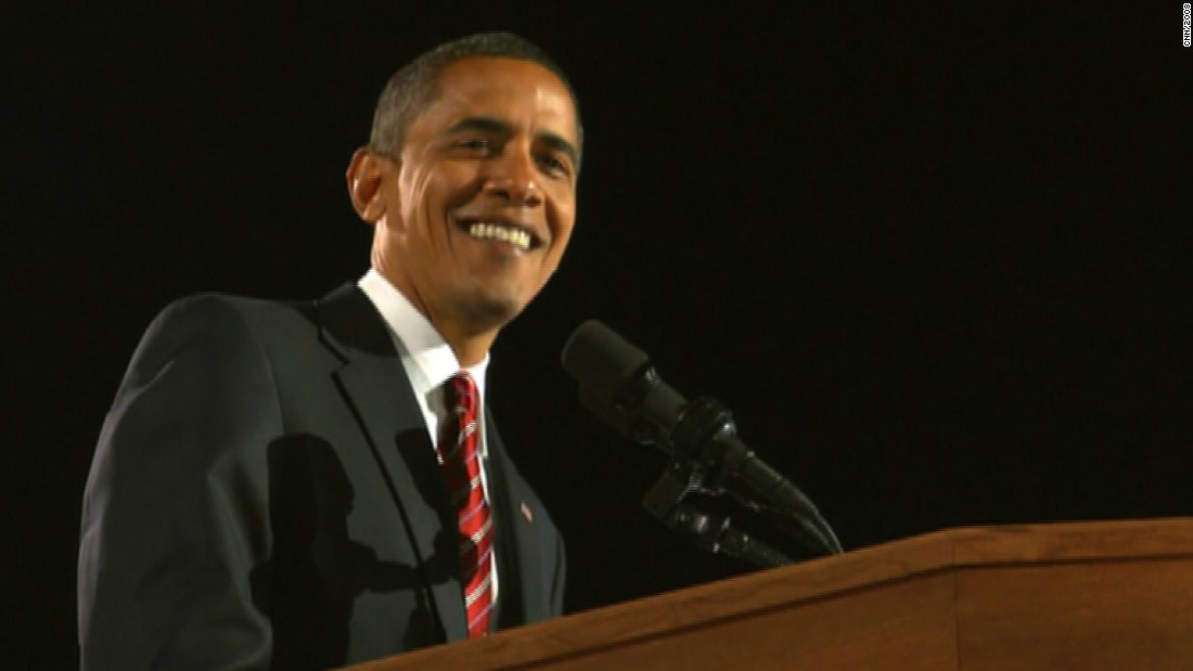 Obamas 2008 Election Victory Speech Cnn Video